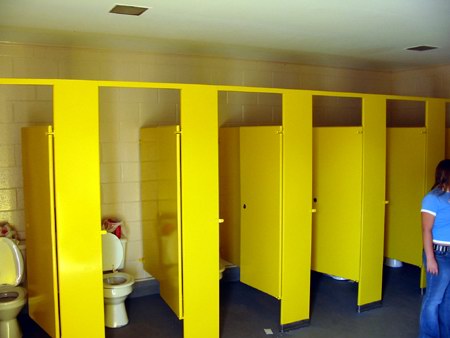 Capri Drive-In Theatre - Restrooms - Photo From Water Winter Wonderland (newer photo)